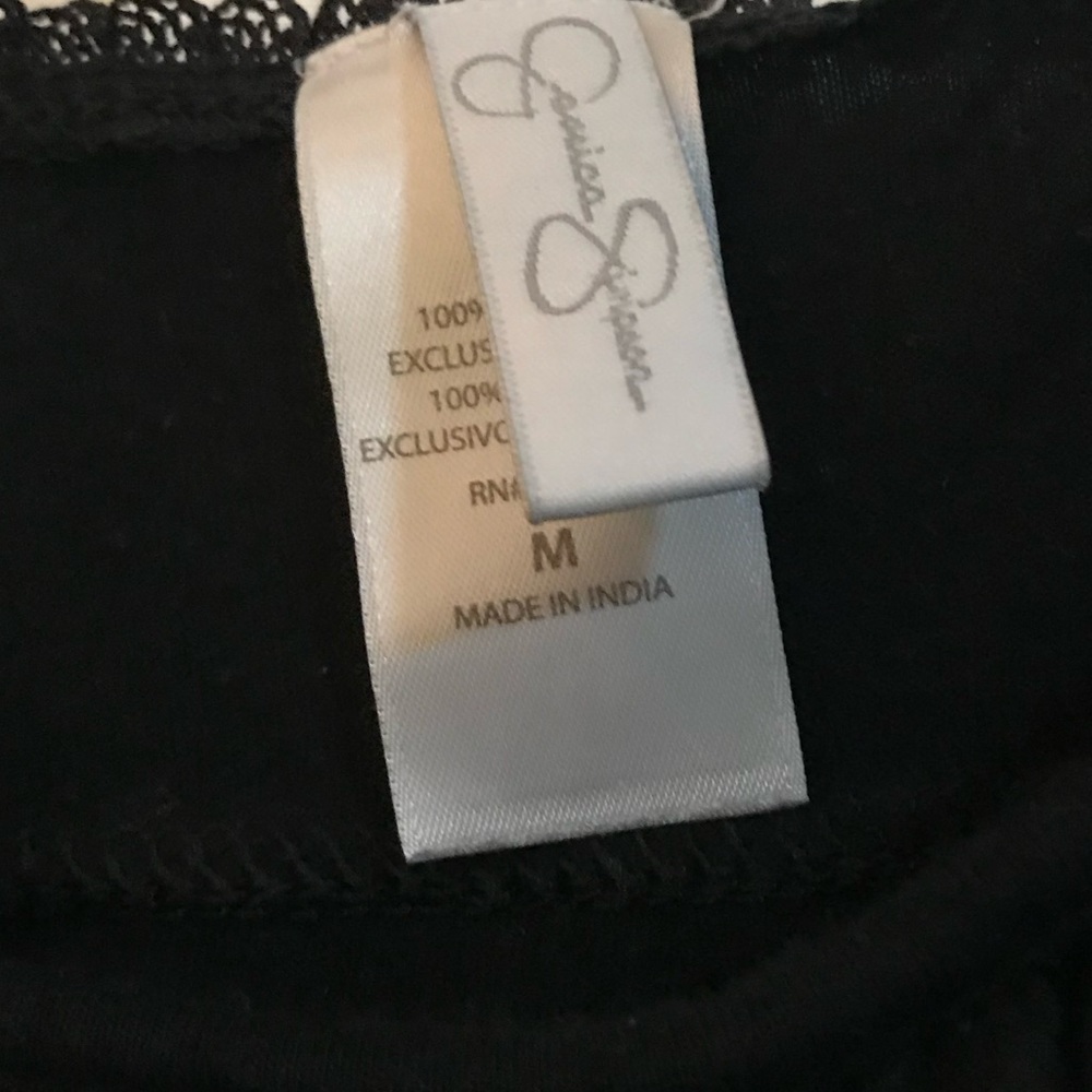 Jessica Simpson Black Ruffle Tank Top - Picture 2 of 2